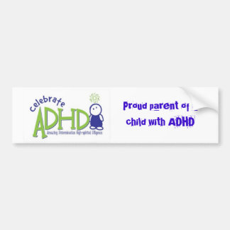 Pegatina Para Coche adhd, padre orgulloso de un niño con ADHD