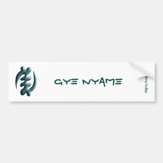 Pegatina Para Coche Adinkra - Gye Nyame
