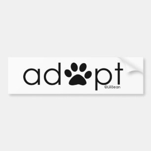 Pegatina Para Coche Adopte #2