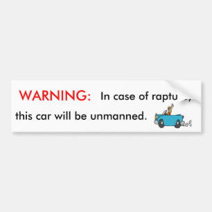 Pegatina Para Coche Advertencia: en caso de éxtasis
