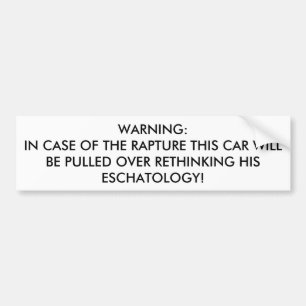 PEGATINA PARA COCHE ADVERTENCIA: EN CASO DEL ÉXTASIS ESTE COCHE B…