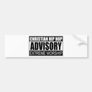 Pegatina Para Coche Advisory cristiano de Hip Hop…