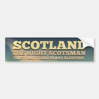 Pegatina Para Coche Afiche de viaje para locomotoras en Escocia