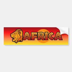 Pegatina Para Coche África Bumpersticker