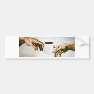 Pegatina Para Coche Agradezca a dios por el café