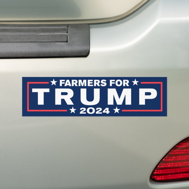Pegatina Para Coche Agricultores De Trump 2024 (en coche)