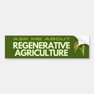 Pegatina Para Coche Agricultura regenerativa