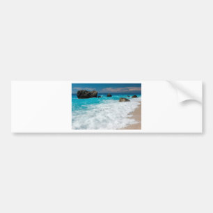 Pegatina Para Coche Agua de Playa Hermosa Surf Aloha Boda Hawaiana