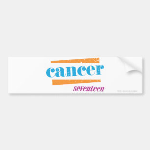 Pegatina Para Coche Aguamarina del cáncer