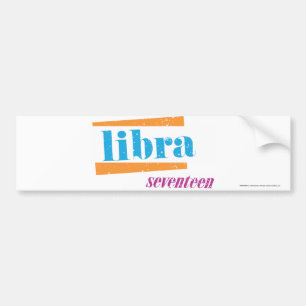 Pegatina Para Coche Aguamarina del libra