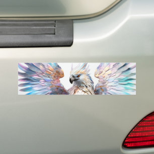 Pegatina Para Coche Águila iridiscente metálica