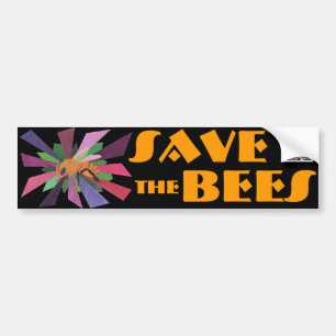 Pegatina Para Coche Ahorre las abejas