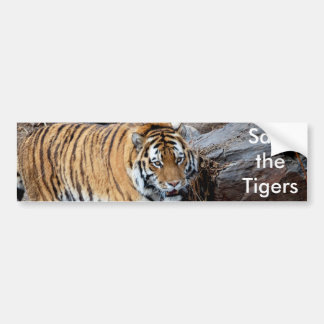 Pegatina Para Coche Ahorre los tigres