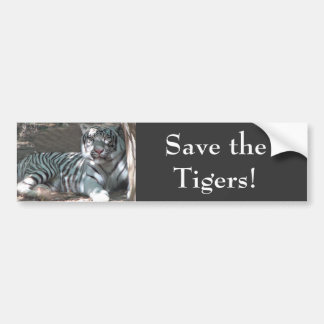 Pegatina Para Coche Ahorre los tigres