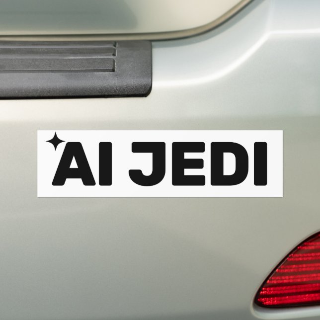 Pegatina Para Coche AI Jedi™ Bumper Sticker (en coche)