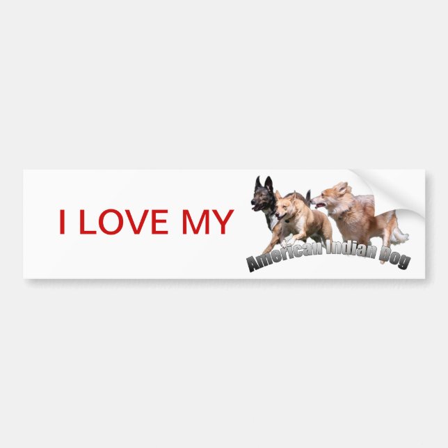 Pegatina Para Coche aidog del bumpersticker (Frente)