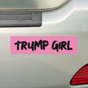 Pegatina Para Coche AJUSTE DE BOMBA rosa CHICA DE TRUMP