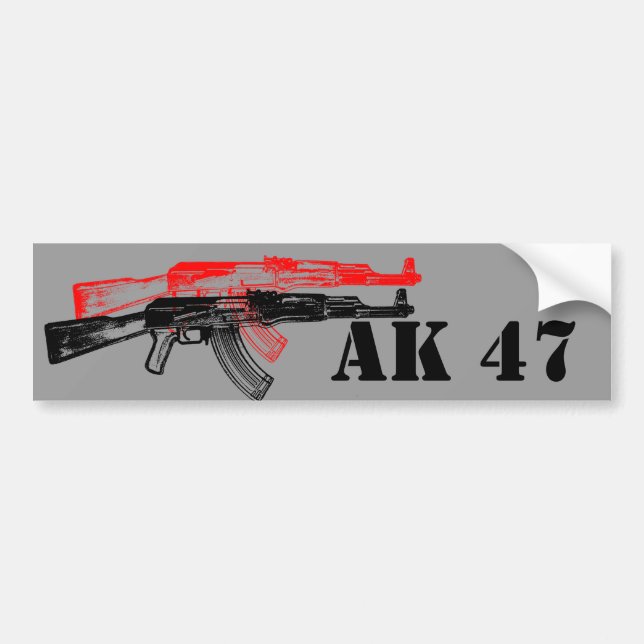 PEGATINA PARA COCHE AK 47 (Frente)