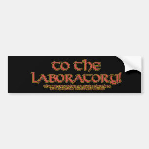 Pegatina Para Coche ¡Al laboratorio!  Bumperstickers