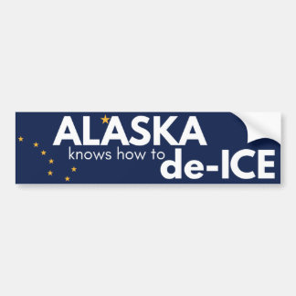Pegatina Para Coche Alaska political bumper sticker