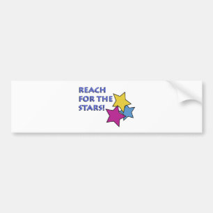 Pegatina Para Coche ¡Alcanzar las estrellas!