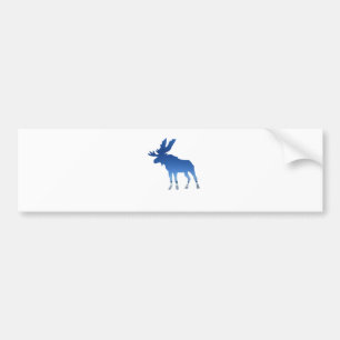 Pegatina Para Coche alces azules
