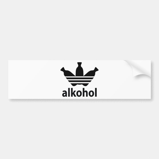 Pegatina Para Coche alcohol/alkohol (Frente)