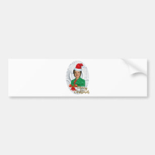 Pegatina Para Coche alegry xmas Hillary clinton