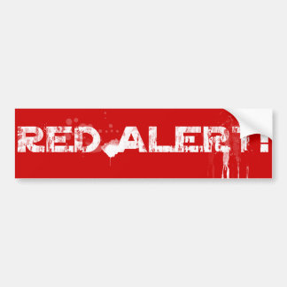 Pegatina Para Coche ¡Alerta Roja! Clásica