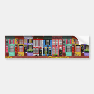 Pegatina Para Coche Alexandria, Virginia Townhouses