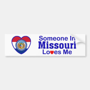 Pegatina Para Coche Alguien en Missouri me ama