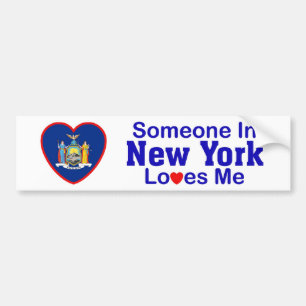 Pegatina Para Coche Alguien en Nueva York me ama
