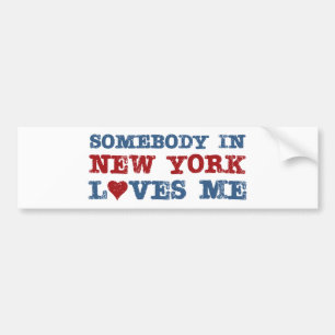 Pegatina Para Coche Alguien en Nueva York me ama
