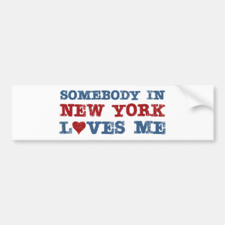 Pegatina Para Coche Alguien en Nueva York me ama
