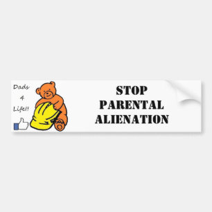 Pegatina Para Coche Alienación de padres Dads 4 Life Stop