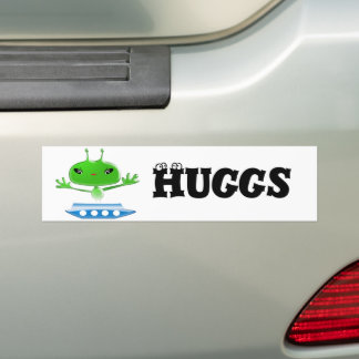 Pegatina Para Coche Alienígenas del espacio ultraterrestre verde lindo