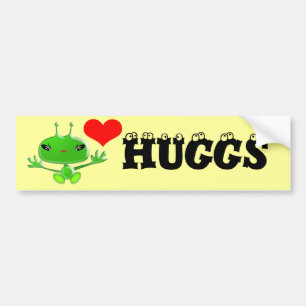 Pegatina Para Coche Aliens Huggs