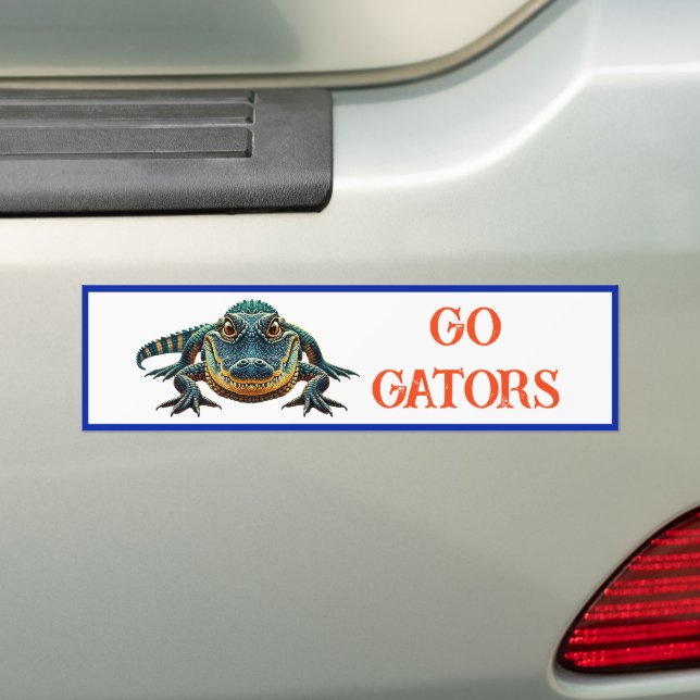 Pegatina Para Coche Alligator - Go Gators (en coche)