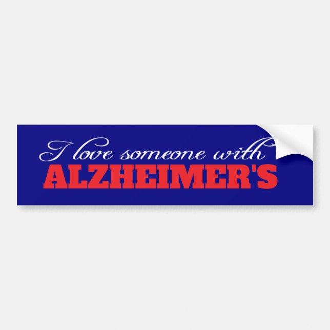 Pegatina Para Coche  Alzheimer's Syndrome mental health (Frente)