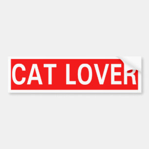 Pegatina Para Coche Amante del gato