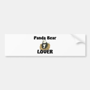 Pegatina Para Coche Amante del oso de panda