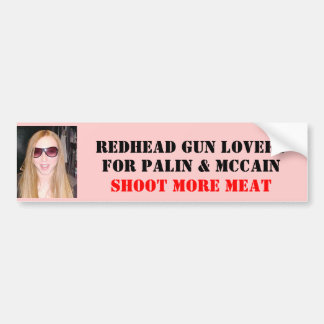 PEGATINA PARA COCHE AMANTES DEL ARMA DEL REDHEAD, PARA PALIN Y…