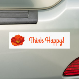 Pegatina Para Coche Amapola Roja de Alaska Flor Colorida