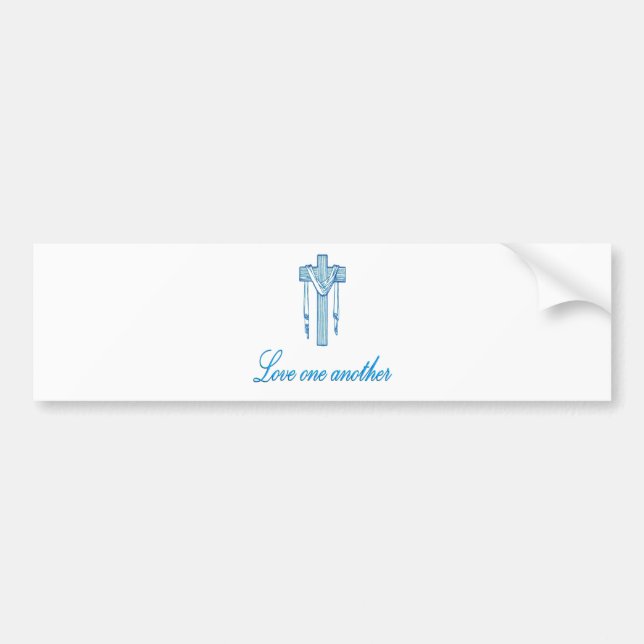 Pegatina Para Coche Amar unos a otros (Frente)