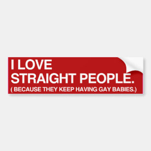 Pegatina Para Coche AME A LAS PERSONAS HETEROSEXUALES - .png