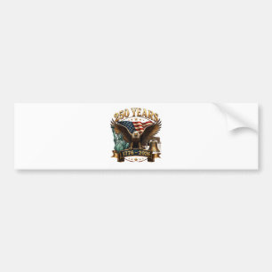 Pegatina Para Coche Americano 250 Aniversario USA Patriótico 4 de Juli
