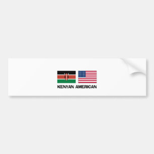 Pegatina Para Coche Americano del Kenyan