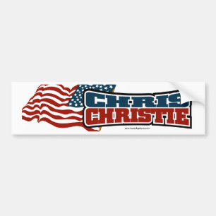 Pegatina Para Coche Americano orgulloso de Chris Christie
