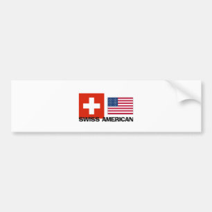 Pegatina Para Coche Americano suizo