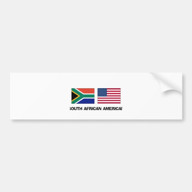 Pegatina Para Coche Americano surafricano (Frente)